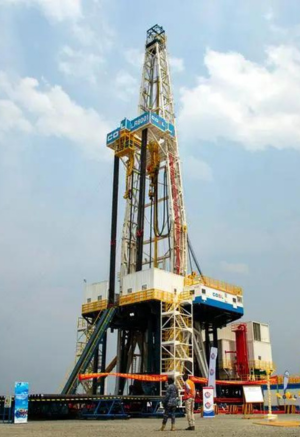 Industrial drilling rig infrastructure project